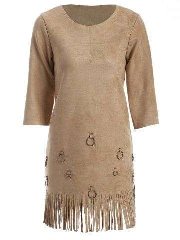 Tassels A Line Dress - Large