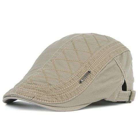 UV Protection Jeff Cap with Alloy Label
