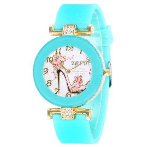 Silicone Strap Pumps Pattern Number Watch