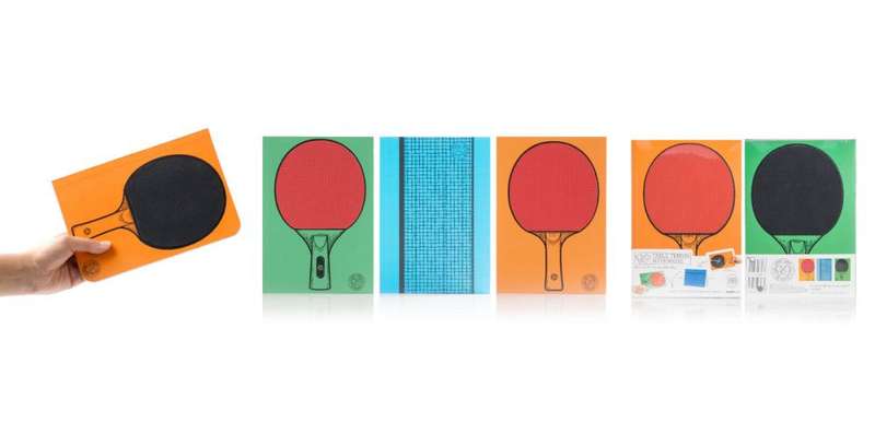 Table Tennis Note Book Set -3pc