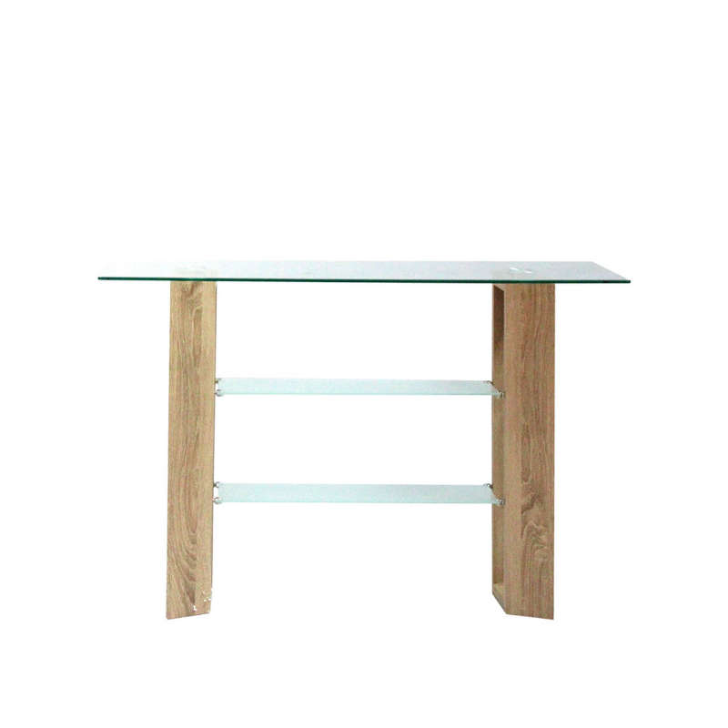 GOF Furniture -Zitsohi Console - Oak