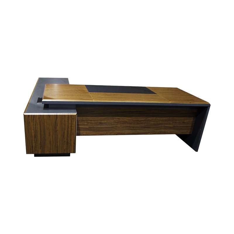 GOF Furniture - Preston Executive Desk - Cocoa Brown