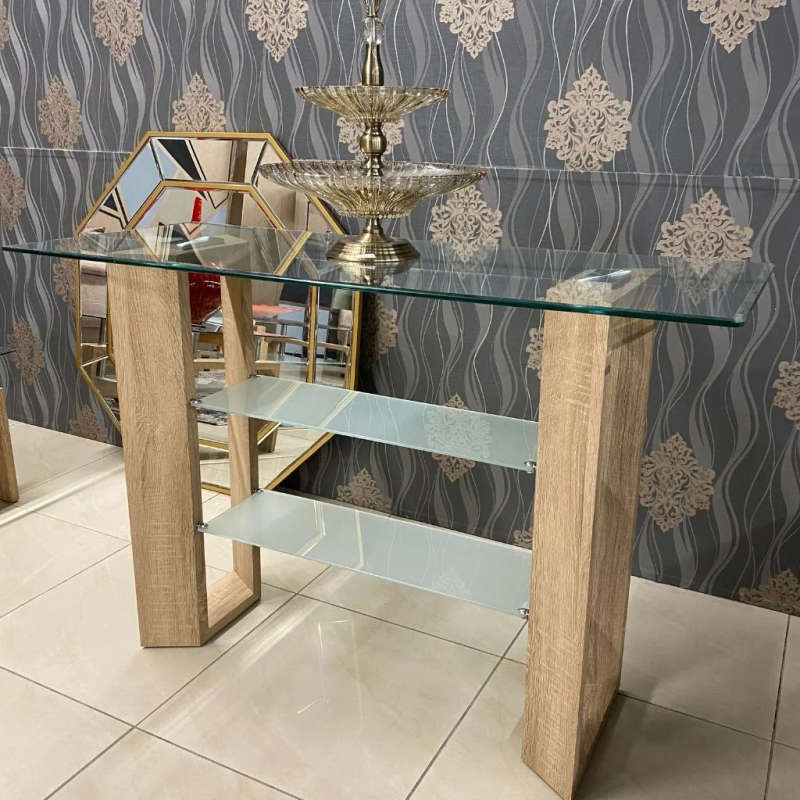 GOF Furniture -Zitsohi Console - Oak