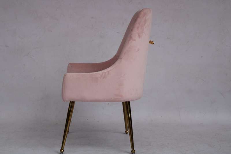 GOF Furniture Abi Dining Chair - Blush Pink