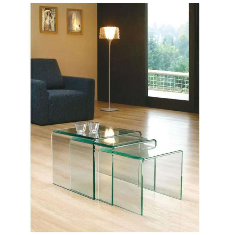 GOF Furniture - Shellmond Accent Tables - Clear