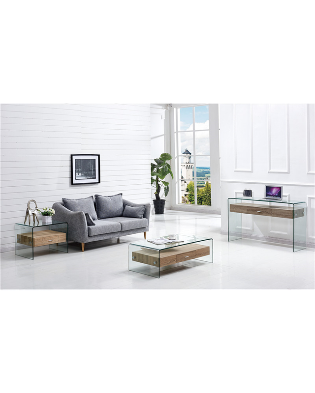 GOF Furniture-Vidal Side Table - Oak
