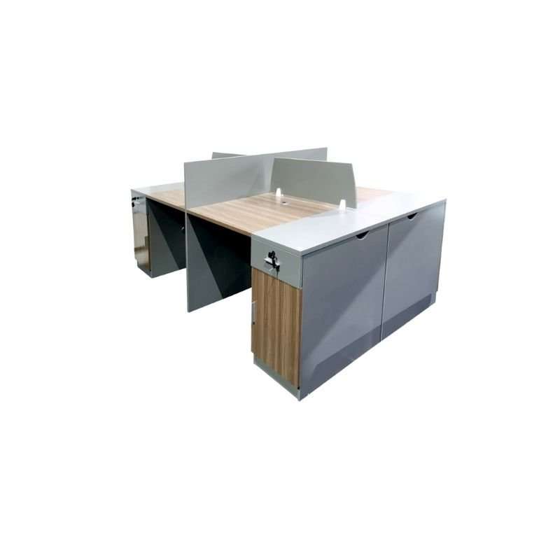GOF Furniture  4-Seater Workstation