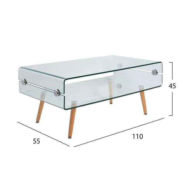 GOF Furniture-Brayden Coffee Table - Oak