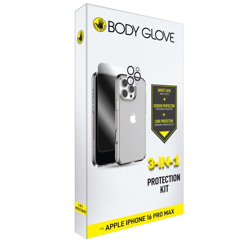 Apple iPhone 16 Pro Max Body Glove 3In1 Bundle Cover Screen Protector Camera Protector