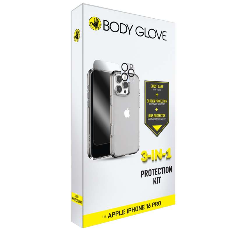 Apple iPhone 16 Pro Body Glove 3In1 Bundle Cover Screen Protector Camera Protector