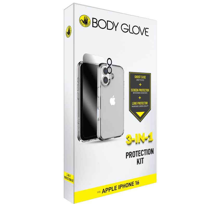 iPhone 16 Body Glove 3In1 Bundle Cover Screen Protector Camera Protector