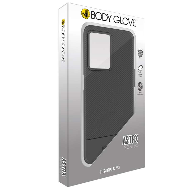 Oppo A77 5G Case - Body Glove Astrx Cover - Black