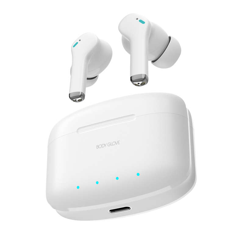 Body Glove Mini Pods Pro ANC Noise Cancelling Wireless Earbuds - White