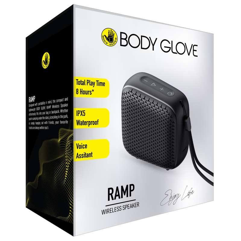 Body Glove Ramp Portable Bluetooth Speaker  Black