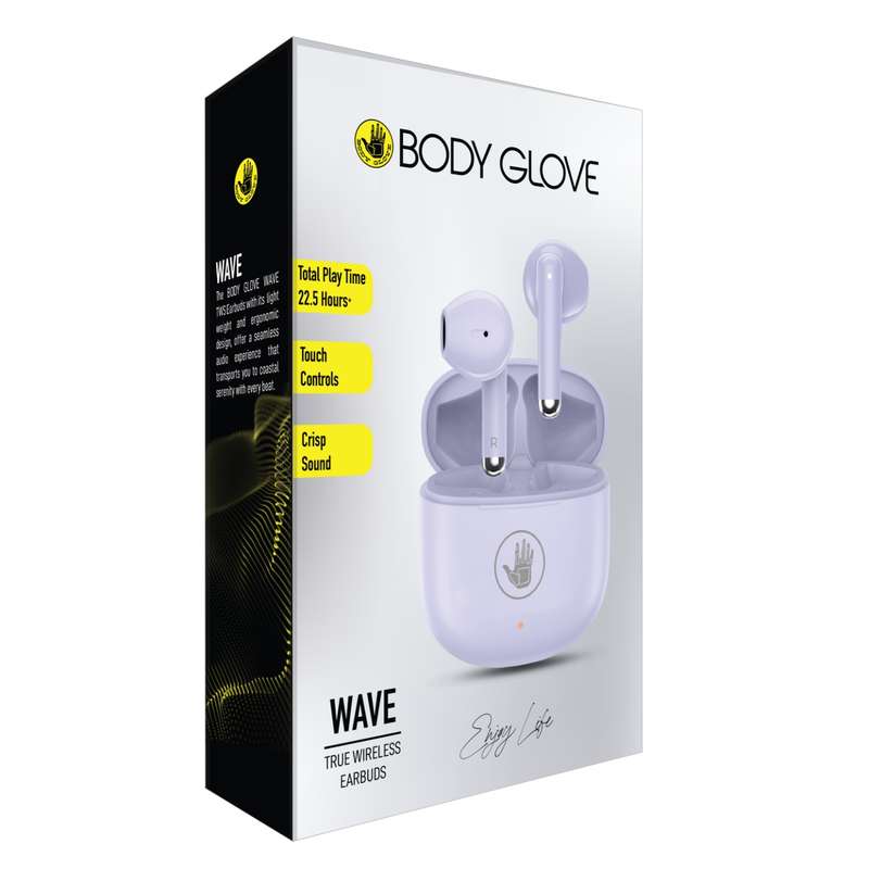 Body Glove Wave TWS True Wireless Earbuds - Purple