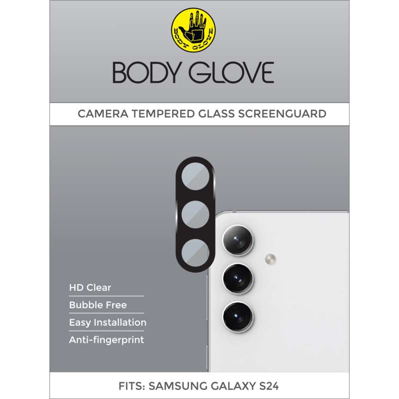 Samsung Galaxy S24 Body Glove Camera Screen Protector - Black Border