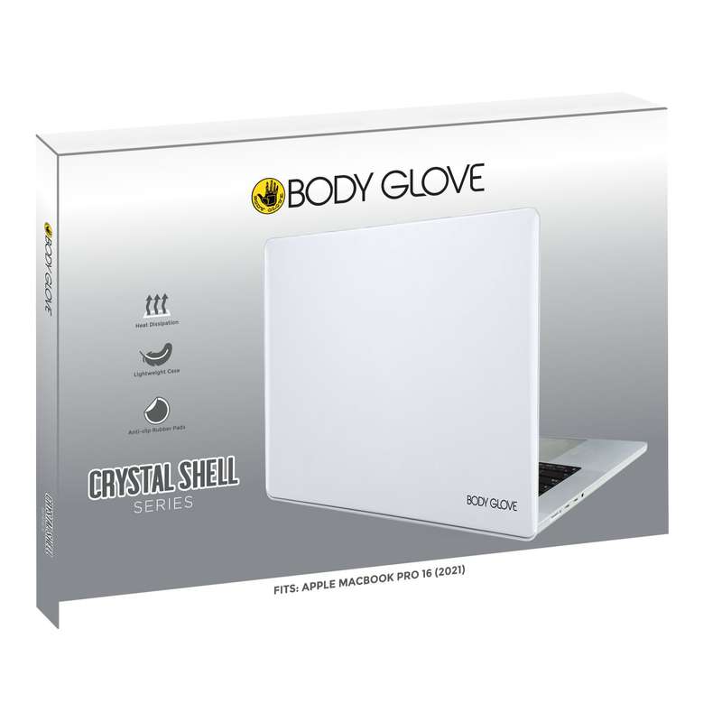 MacBook Pro 16 inch 2021 Case - Body Glove Crystal Shell Cover - Clear