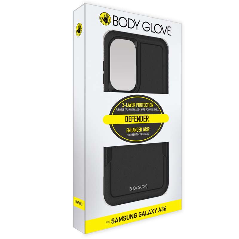 Samsung Galaxy A36 Body Glove Defender Case - Black
