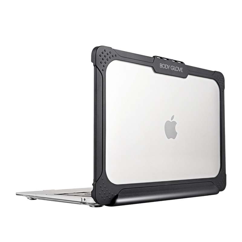 MacBook Pro 14 inch 2021 Case - Body Glove Everest Shell Cover - Clear and Black
