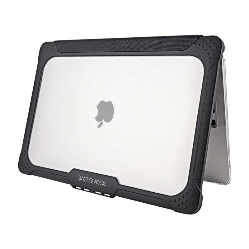 MacBook Pro 14 inch 2021 Case - Body Glove Everest Shell Cover - Clear and Black