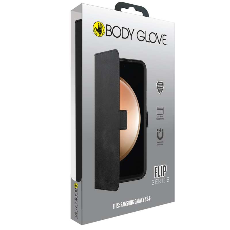 Samsung Galaxy S24+ Body Glove Flip Series Case - Black