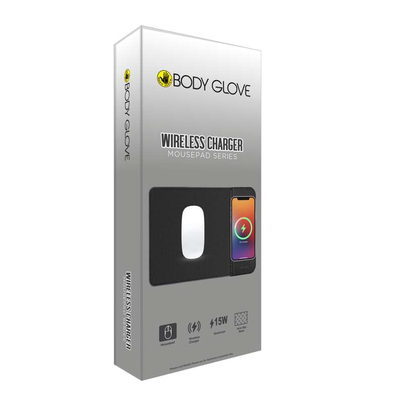 Body Glove Wireless Mousepad Charger - 15W Small