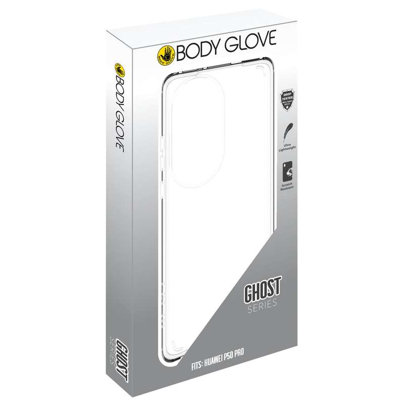 Huawei P50 Pro Case - Body Glove Ghost Cover - Clear