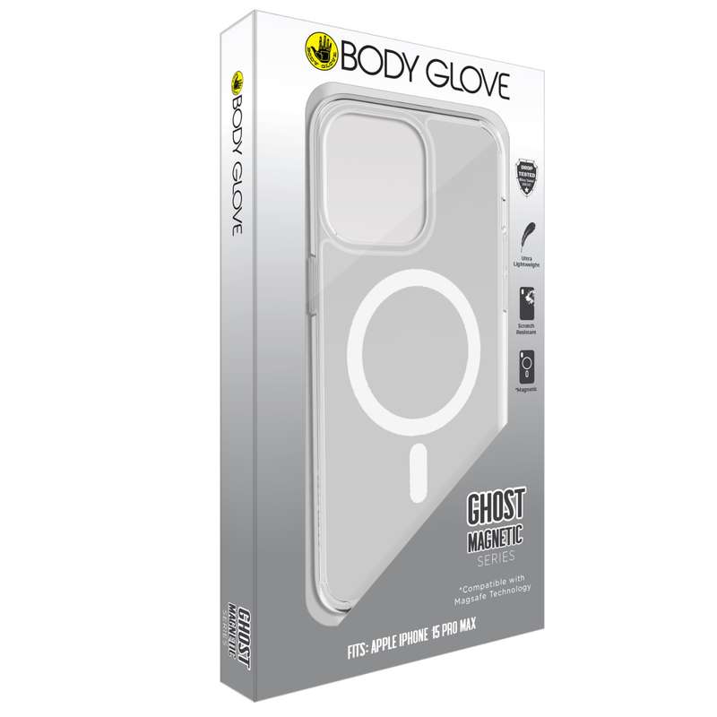 Apple iPhone 15 Pro Max Body Glove Ghost Magnetic Case - Clear