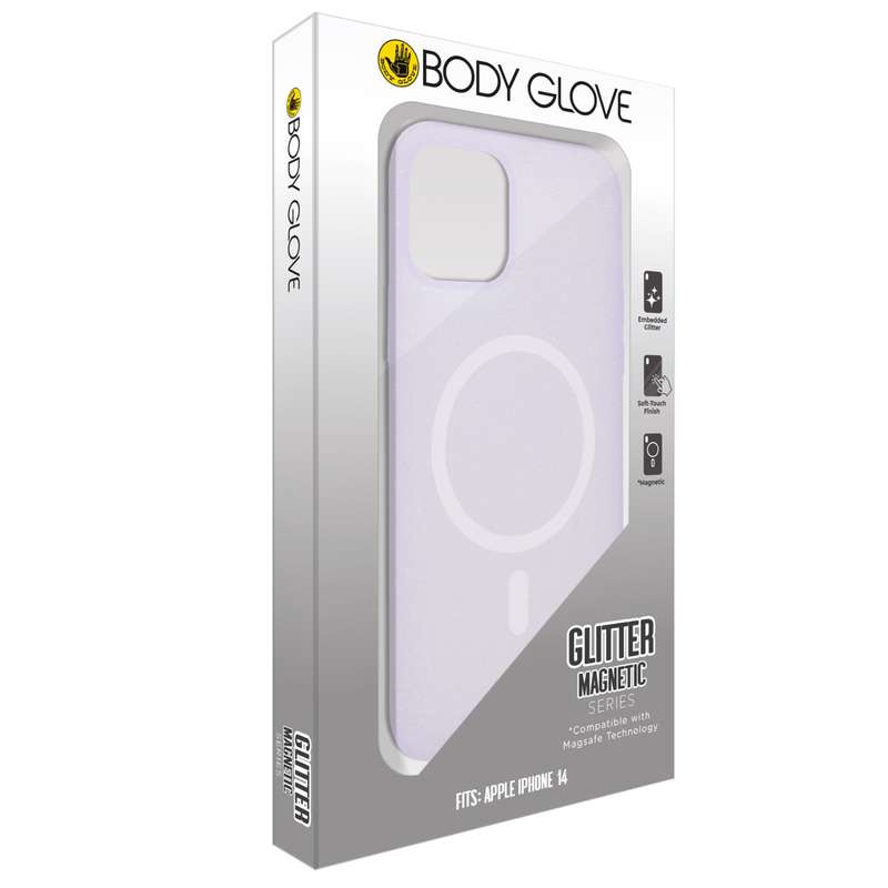 Apple iPhone 14 Body Glove Magnetic Glitter Case - Lilac