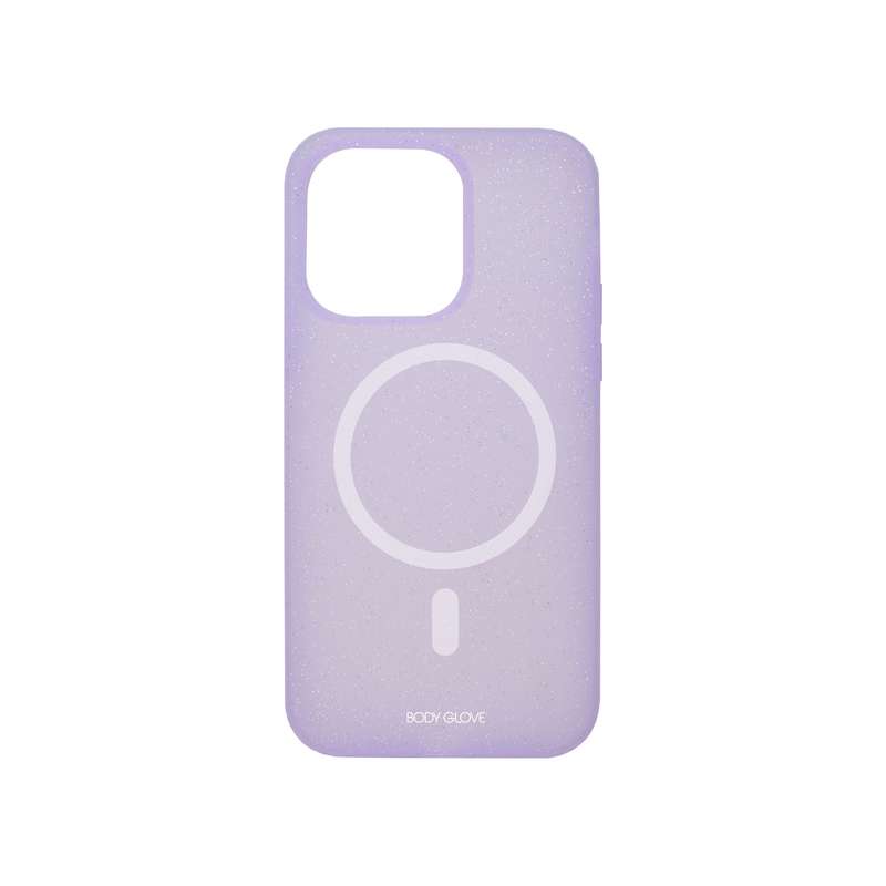 iPhone 14 Pro Case - Body Glove Magnetic Glitter Cover - Lilac Glitter