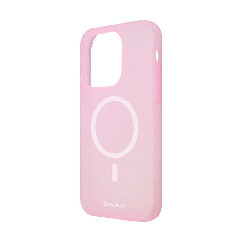 iPhone 14 Pro Max Case - Body Glove Magnetic Glitter Cover - Pink Glitter