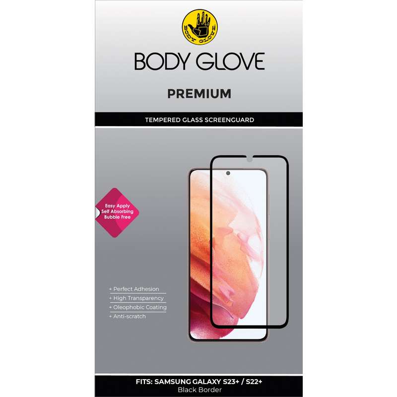 Samsung Galaxy S22+ 5G / S23+ Body Glove Premium Screen Protector - Black Border