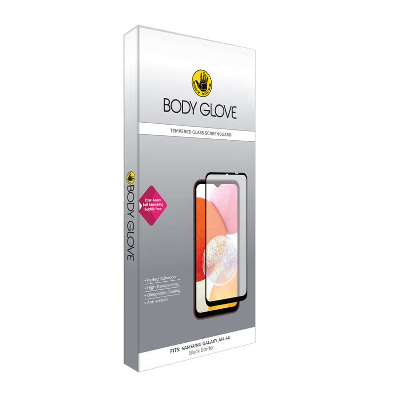 Samsung Galaxy A14 4G Body Glove Screen Protector - Black Border
