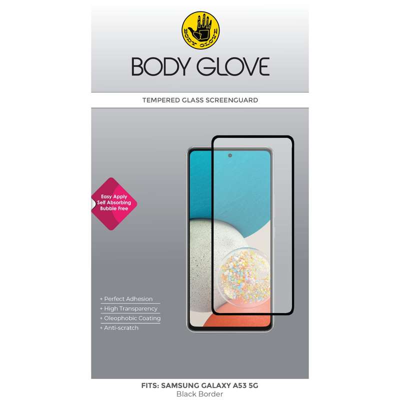 Samsung Galaxy A53 5G Body Glove Screen Protector - Black Border