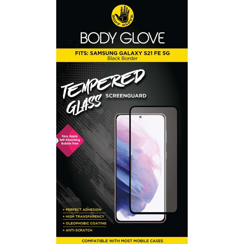 Samsung Galaxy S21 FE Body Glove Screen Protector - Black Border