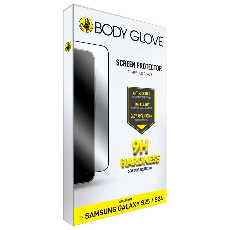 Samsung Galaxy S24 / S25 Body Glove Screen Protector - Black Border