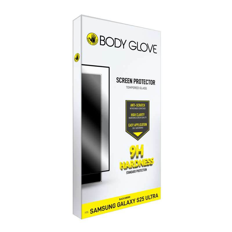 Samsung Galaxy S25 Ultra Body Glove Tempered Glass - Black Border