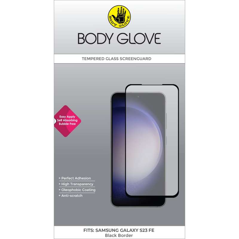Samsung Galaxy S23 FE Body Glove Screen Protector - Black Border