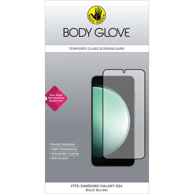 Samsung Galaxy S24 Body Glove Screen Protector - Black Border