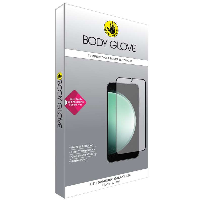Samsung Galaxy S24 Body Glove Screen Protector - Black Border