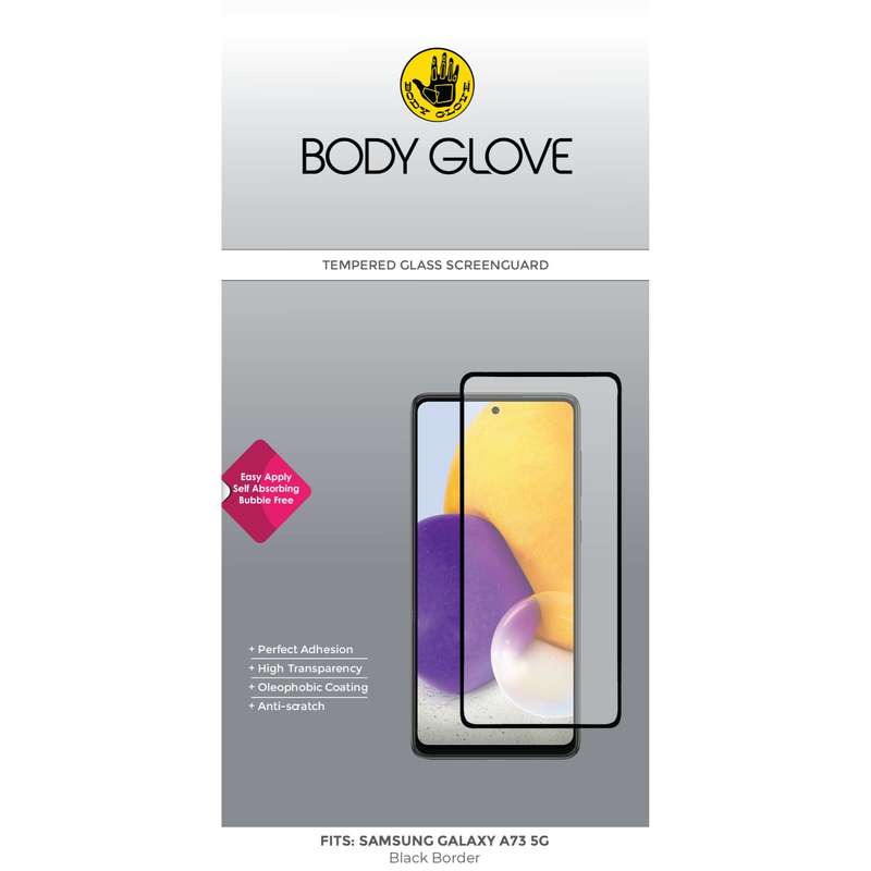 Samsung Galaxy A73 5G Body Glove Screen Protector - Black Border