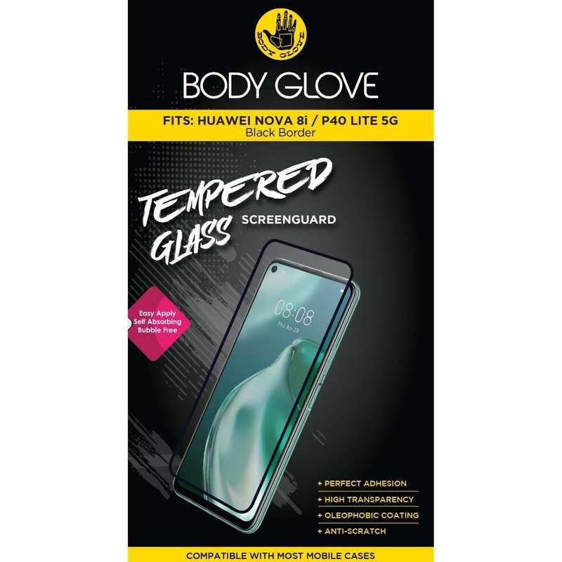 Huawei P40 Lite 5G Body Glove Screen Protector - Black Border