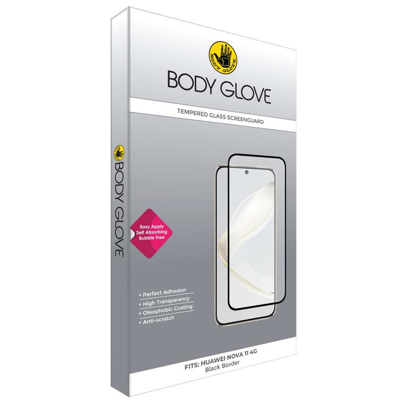 Huawei nova 11 4G Body Glove Screen Protector - Black Border