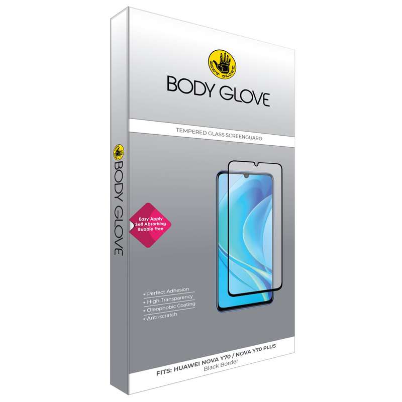 Huawei nova Y70 / nova Y70 Plus Body Glove Screen Protector - Black Border