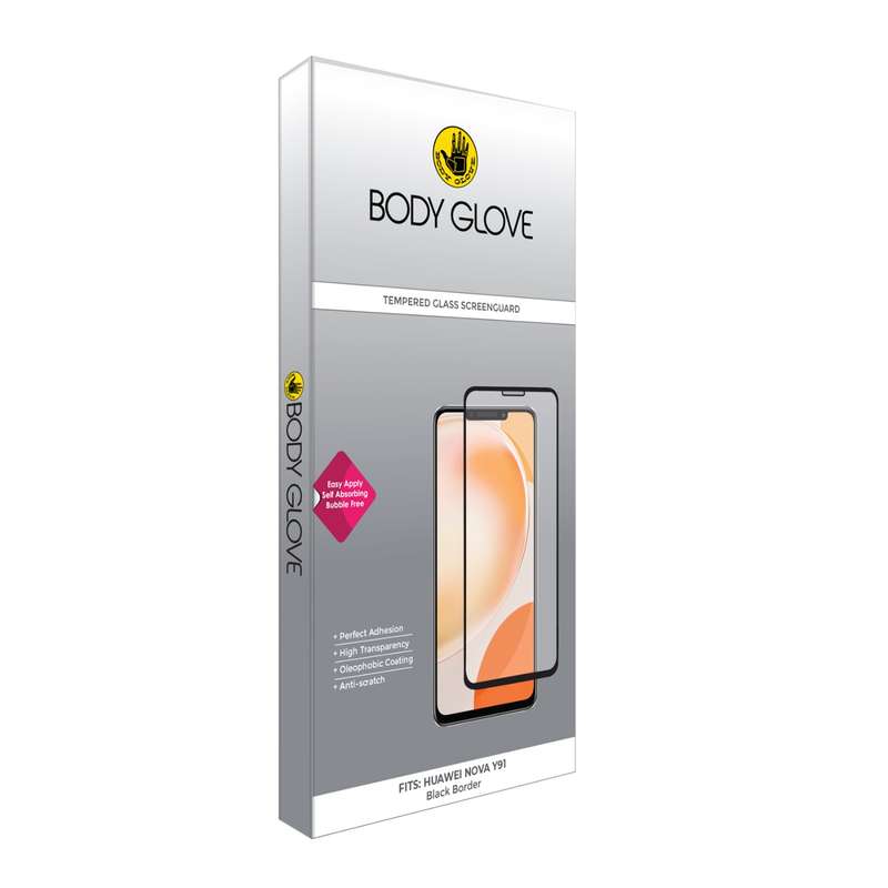 Huawei nova Y91 Body Glove Screen Protector - Black Border