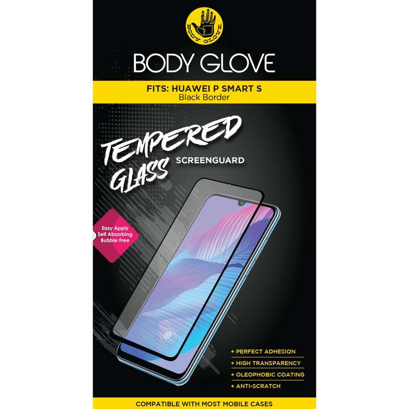 Huawei P Smart S Body Glove Screen Protector Black Border