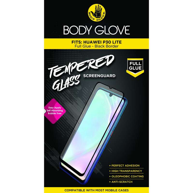 Huawei P30 Lite Body Glove Screen Protector - Black Border
