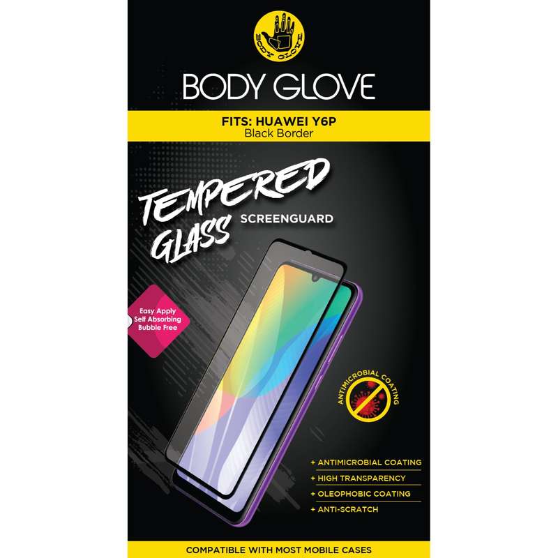 Huawei Y6P Tempered Glass - Body Glove Screen Protector