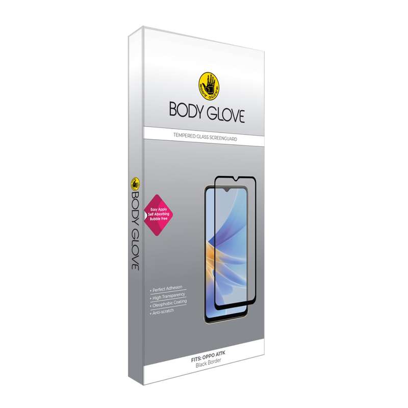Oppo A17K Body Glove Screen Protector - Black Border