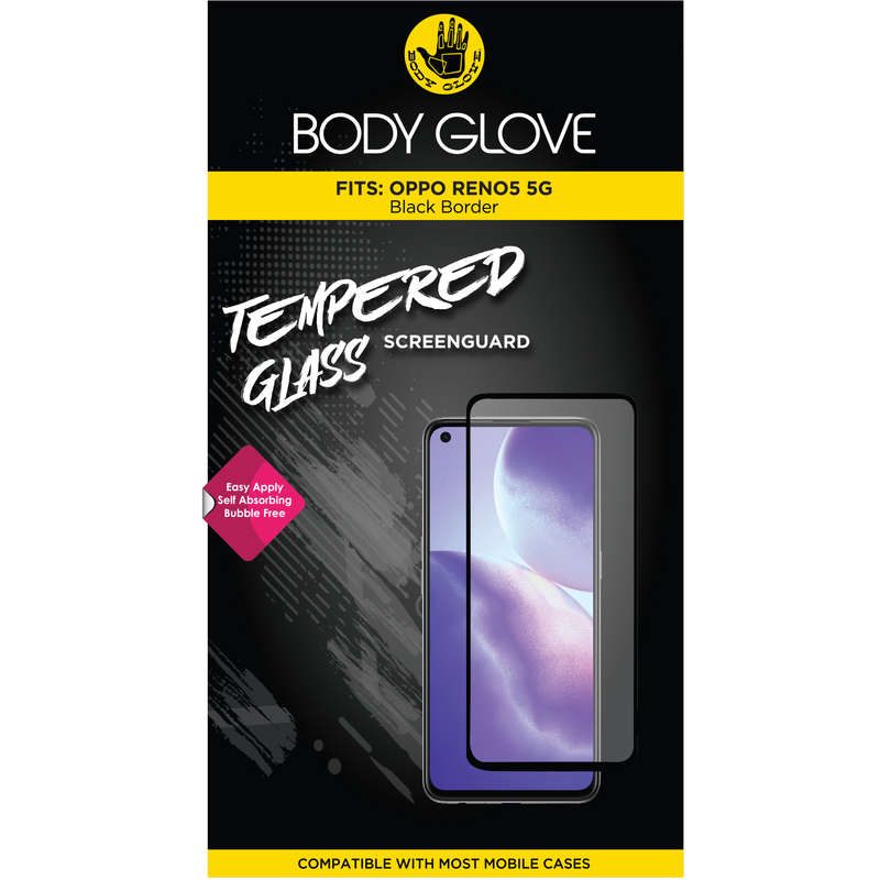 Oppo RENO5 5G Body Glove Screen Protector - Black Border